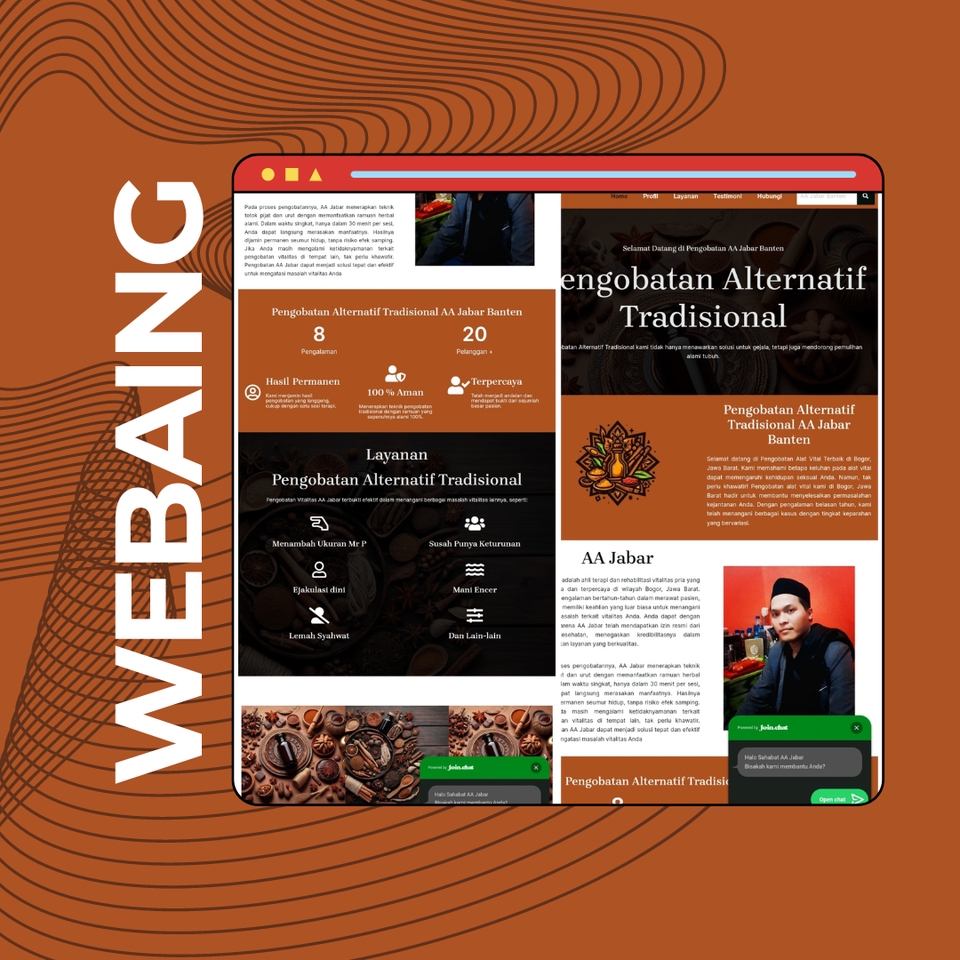Jasa pembuatan website profesional dan harga website company profile terjangkau, buat website dengan desain menarik.