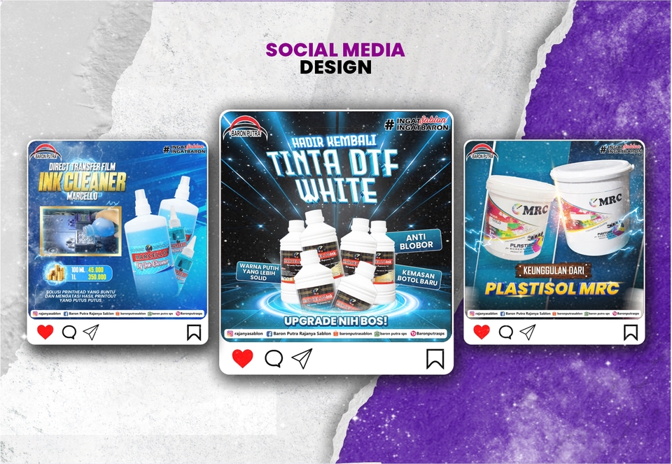 Jasa desain banner instagram untuk promosi usaha Anda. Dapatkan banner instagram keren dan unik dengan harga terjangkau. Desain feed instagram, gambar promosi instagram, banner promosi instagram, jasa pembuatan banner instagram.