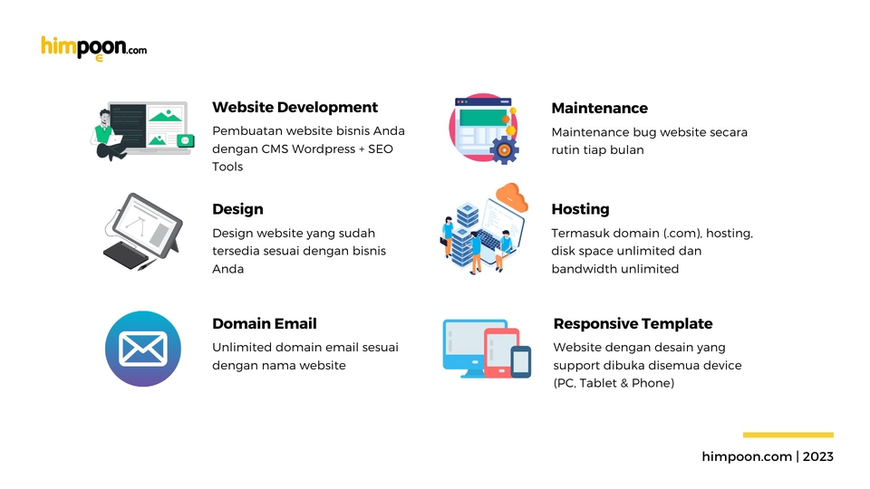 Web Development - Website Development Premium Design (Company Profile, News Portal, Webcommerce dll) - 1