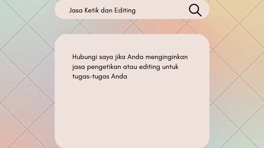 Pengetikan Umum - Jasa Ketik dan Editing - 1