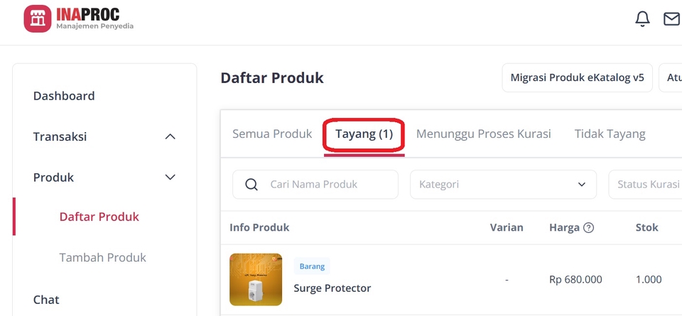 Update Produk Toko Online - Jasa Upload Produk Perusahaan di E-Katalog V5 LKPP & E-Katalog V6 INAPROC - 5