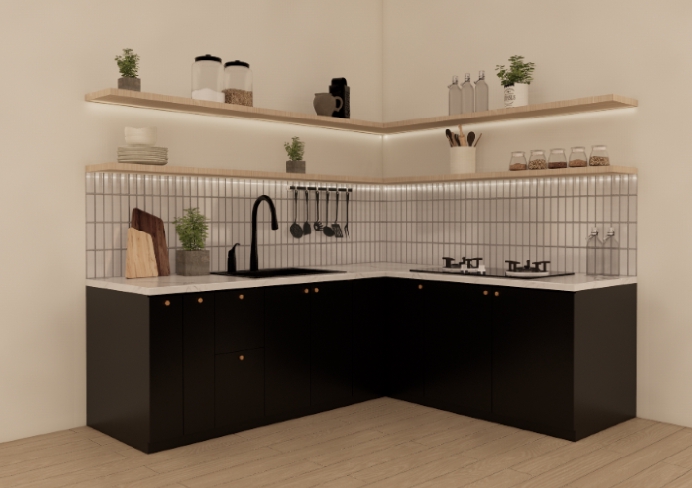 3D & Perspektif - Jasa Desain Interior Furniture Custom / Kitchen Set - 4