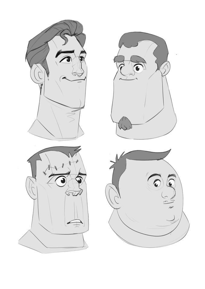 รับวาดรูปการ์ตูนสไตล์อนิเมะ 4 แบบ ภาพวาดหน้าตัวละครอนิเมะ 4 คน รับวาดการ์ตูนอนิเมะ วาดการ์ตูน วาดรูปการ์ตูน วาดรูป วาด อนิเมะ จ้างวาด รับวาด