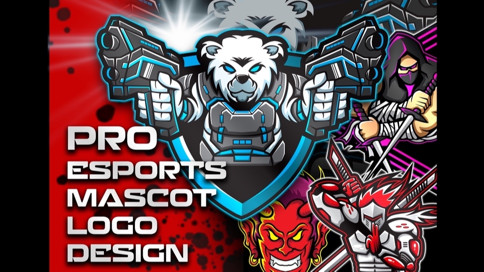 Logo - Desain Esports Logo Mascot - Revisi Sampai OK!!! Gaming Moba & Karakter - 2