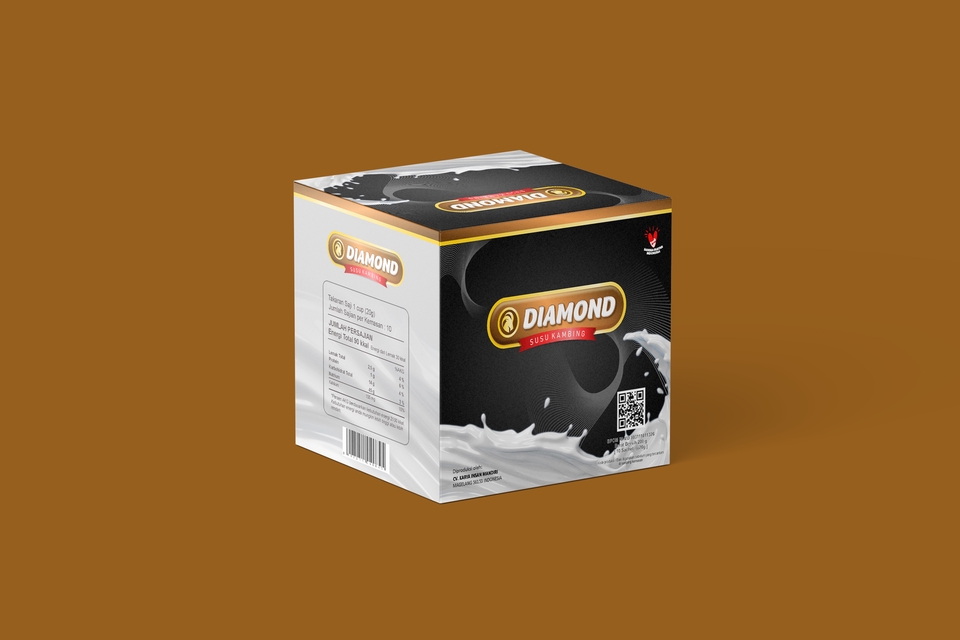 Label & Kemasan - REVISI SEPUASNYA - DESAIN KEMASAN BOX SUSU / SUSU ETAWA / SUSU HERBAL / SUSU KAMBING - 2 JAM JADI - 14