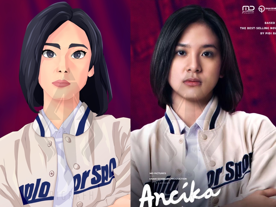 Gambar Potret - GAMBAR POTRET ILUSTRASI MENJADI KARTUN DISNEY 2 HARI JADI - 4