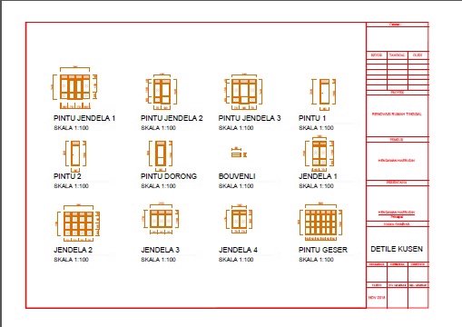 CAD Drawing - CAD DRAWING / GAMBAR BANGUNAN - 4