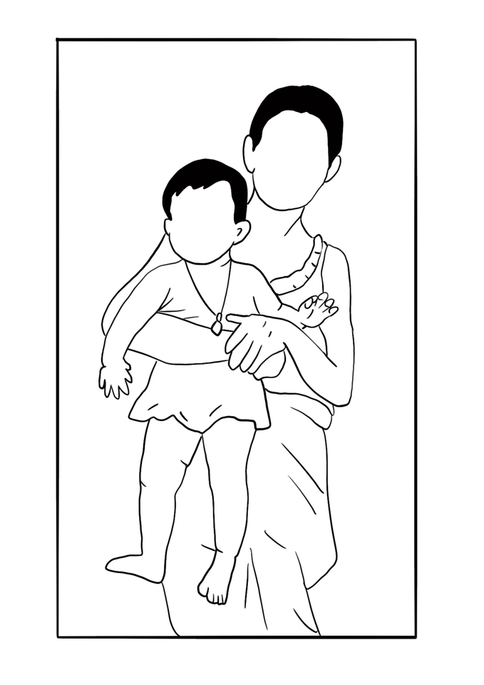 ออกแบบรอยสัก แม่ลูก รอยสักครอบครัว รับออกแบบลายสัก