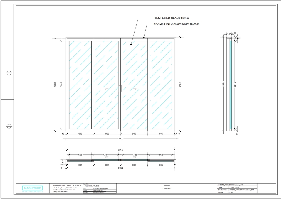 CAD Drawing - Gambar AutoCAD 2D, Satu Hari Jadi, (Drafter) - 11