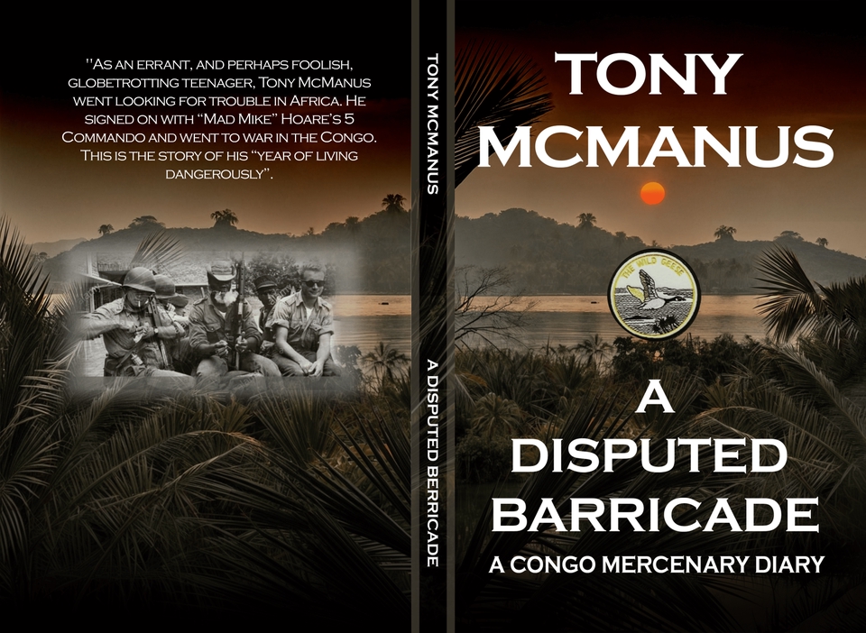 ออกแบบปกหนังสือสงครามทหารรับจ้างคองโก