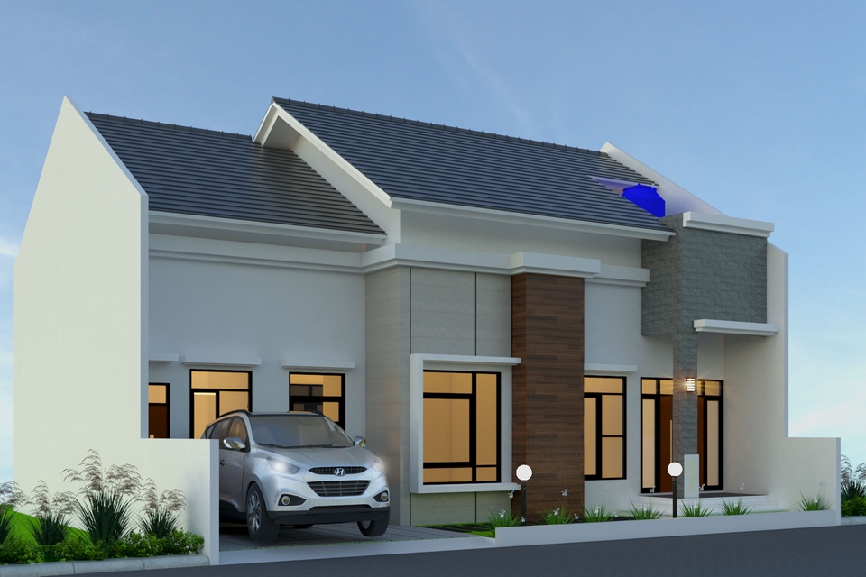 3D & Perspektif - Jasa Desain Rumah Arsitek 3D Rendering Visualisasi  - 6