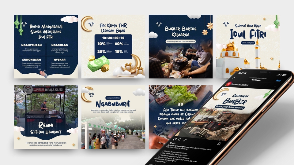 Jasa Desain Banner Online, Template Keren dan Unik - FEED INSTAGRAM SOCIAL MEDIA CONTENT - BANNER - FLYER - PRICELIST
