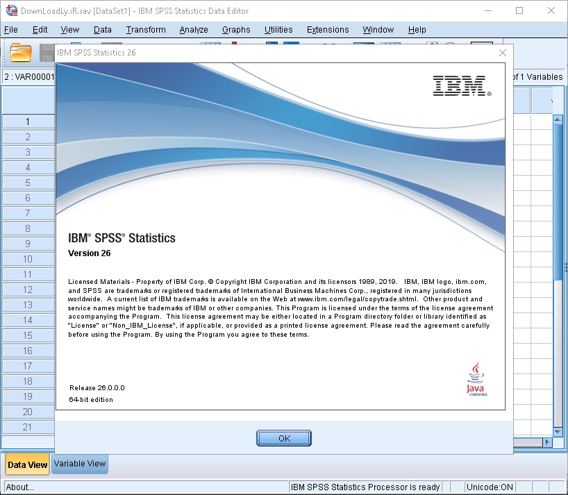 Analisis Data - IBM Statistic SPSS (Data Sekunder/Kuantitatif) - 5