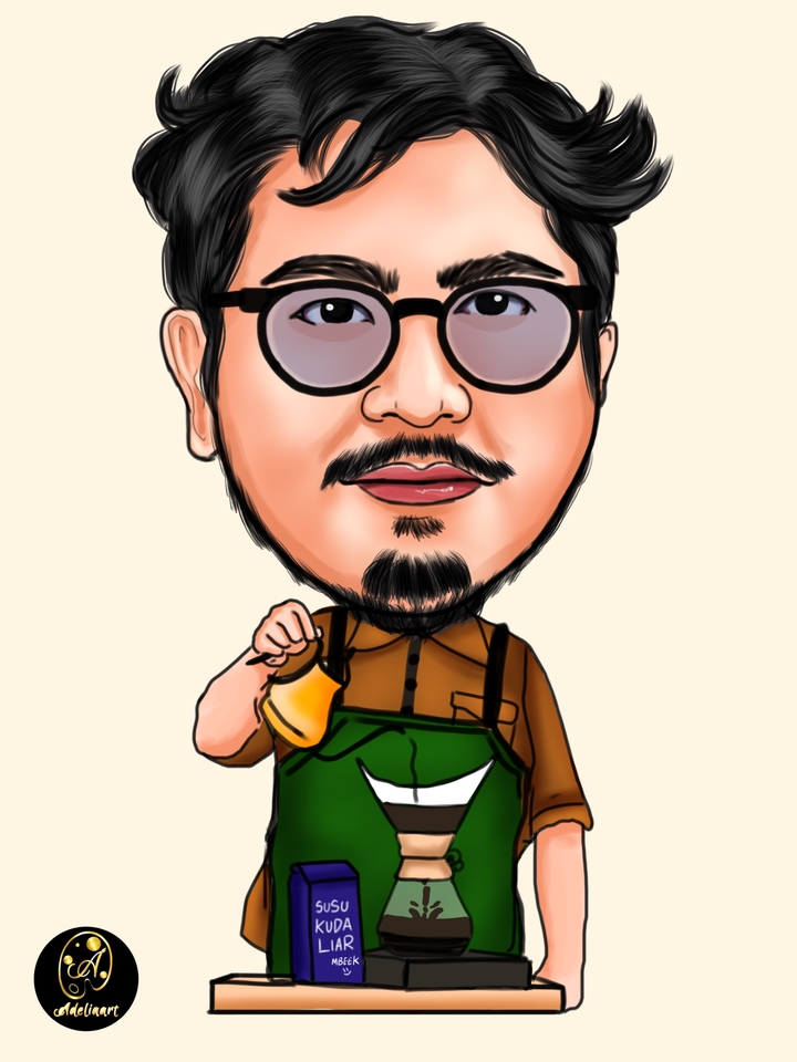 Jasa pembuatan karikatur desain wajah dengan background warna kuning  gambar lucu  gambar vektor ilustrasi  desain profesional  gambar keren  lucu  vektor art  kartun digital  jasa lukis digital  kartun karakter lucu  gambar desain freelancer  profesional
