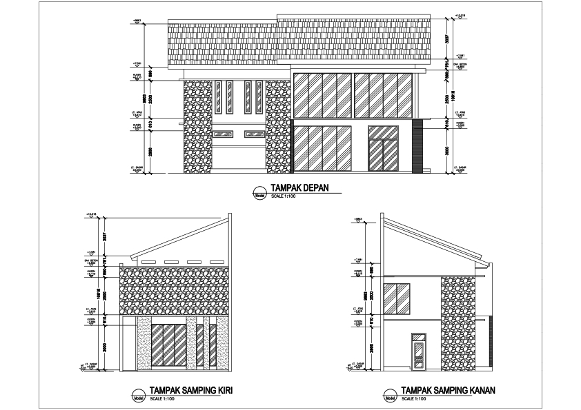 CAD Drawing - Gambar Kerja dan RAB - 6