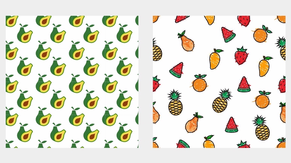 Gambar dan Ilustrasi - Seamless Pattern Flat Design Style (Gambar/Pola Berulang) - 10