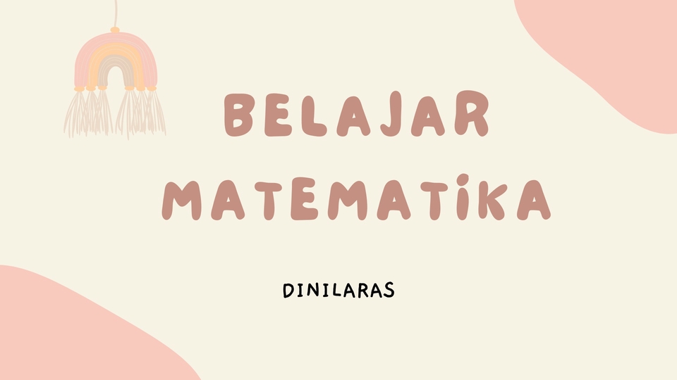 Kursus Online - Belajar Matematika - 1