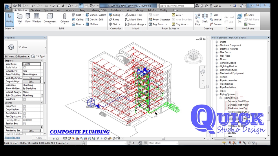 CAD Drawing - Modeling Revit Ars, Str & MEP (Recommended) - 16