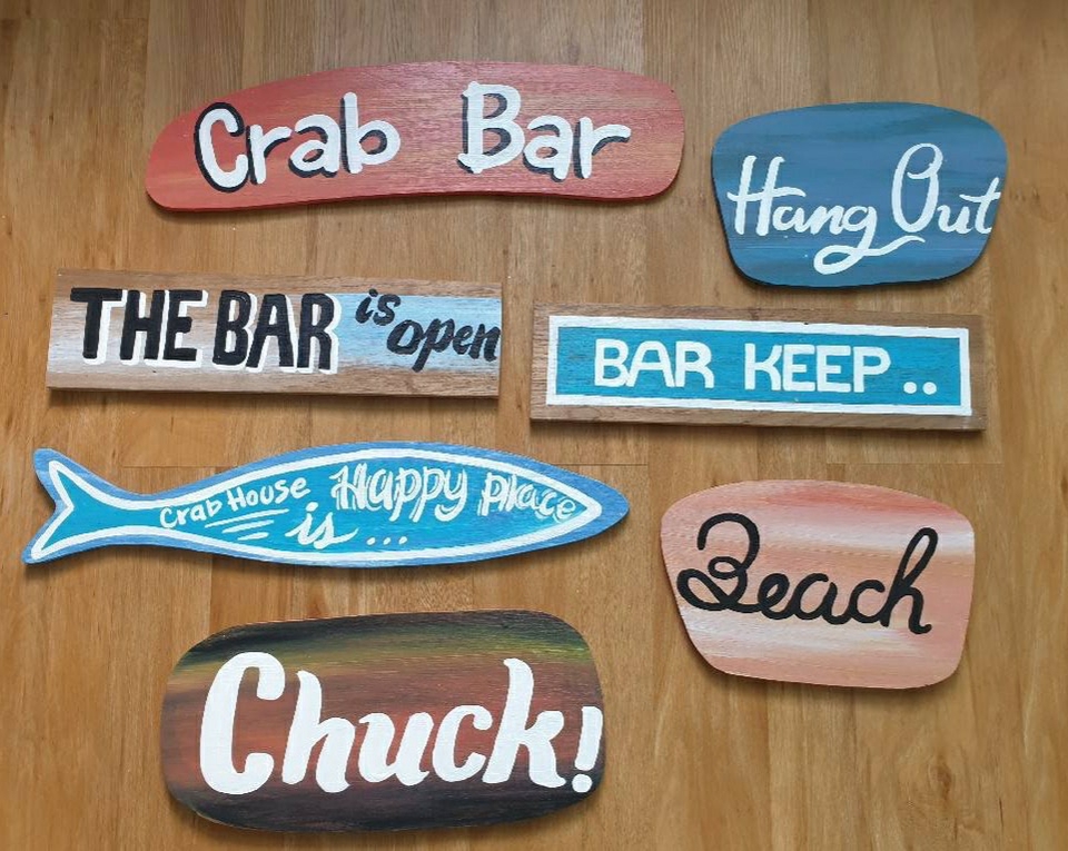 Art & Craft - รับทำป้านชื่อร้าน ป้ายไม้บอกเส้นทาง - 3