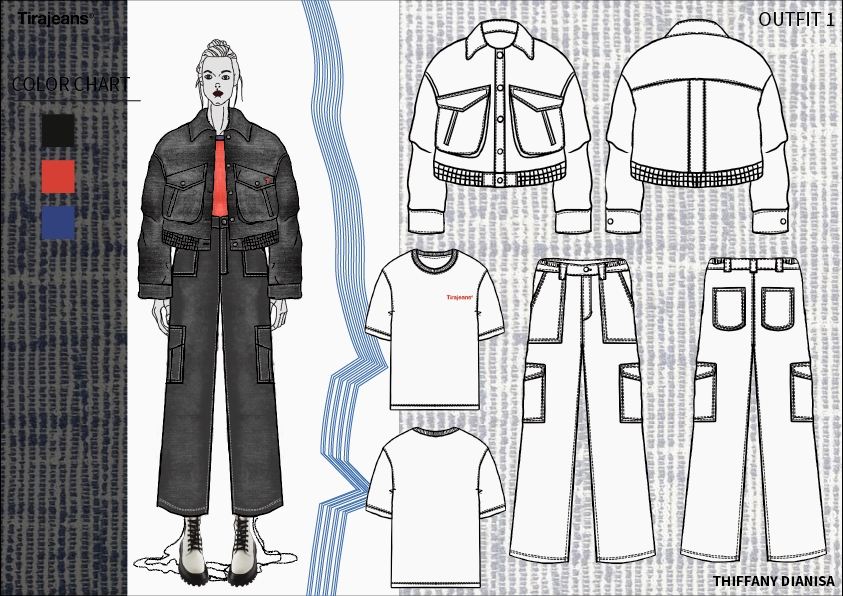 Desain Kaos & Motif - Fashion Design sesuai kebutuhan Client ( Fashion Retail, Online Shop ) - 2