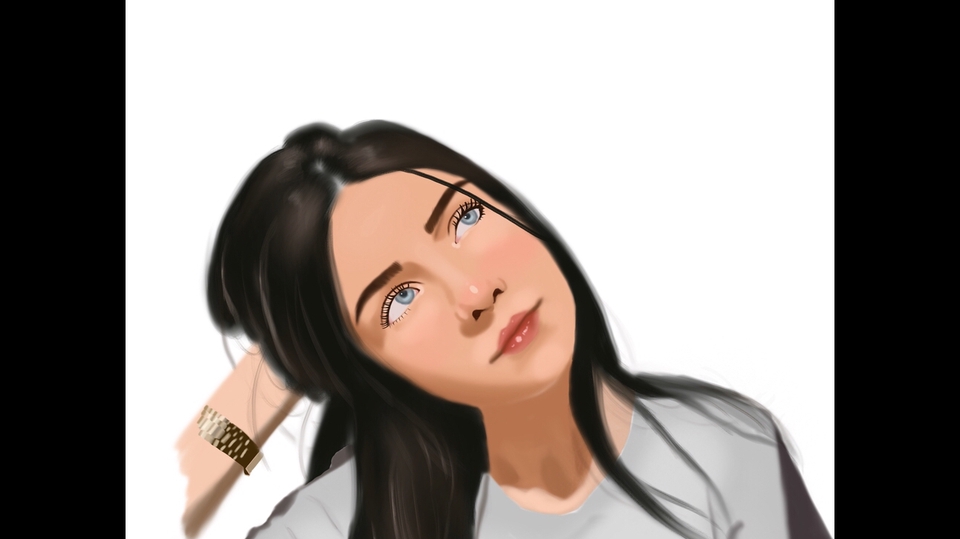 วาดภาพเหมือน Portrait - รับวาดภาพเหมือนบุคคลจากรูปถ่าย - 1