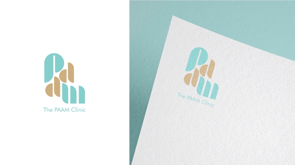 รับออกแบบโลโก้ The PAAM Clinic  โลโก้เรียบหรูดูแพง ออกแบบโลโก้มินิมอล  ออกแบบโลโก้ minimal  ออกแบบโลโก้สไตล์มินิมอล