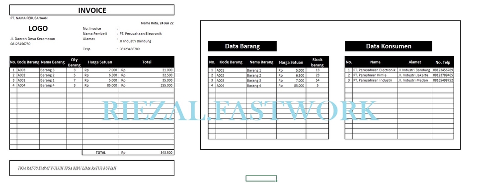 Entri Data - MENYEDIAKAN JASA PENGERJAAN MICROSOFT EXCEL - 2