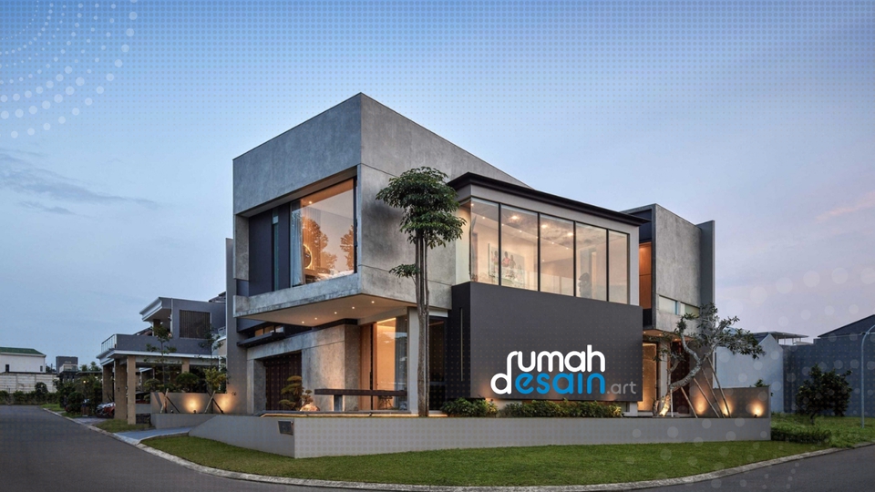3D & Perspektif - Desain Rumah Modern Minimalis, Cafe, Villa, Restoran. Selesai 1 hari - 17