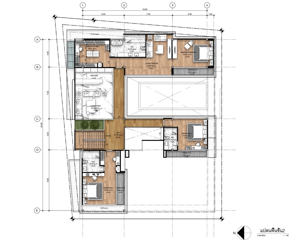 ออกแบบตกแต่งภายในและภายนอก - ออกเเบบDesign/ปั้นโมเดล3มิติ/เขียนเเบบสถาปัตยกรรม/เรนเดอร์ภาพเสมือนจริง - 11