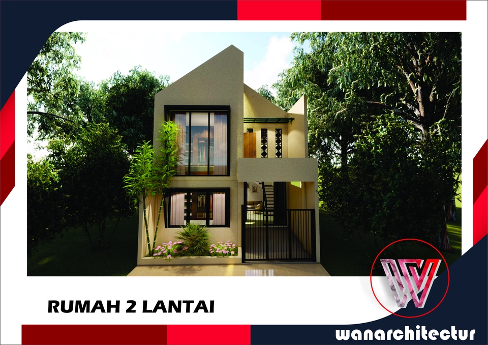 3D & Perspektif - JASA DESAN ARSITEKTUR (INTERIOR, EKSTERIOR, TAMAN, FUNITUR, LANDSCAPE) - 3