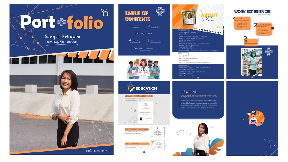 Portfolio & Resume - Portfolio & Resume are show your true colors - 14