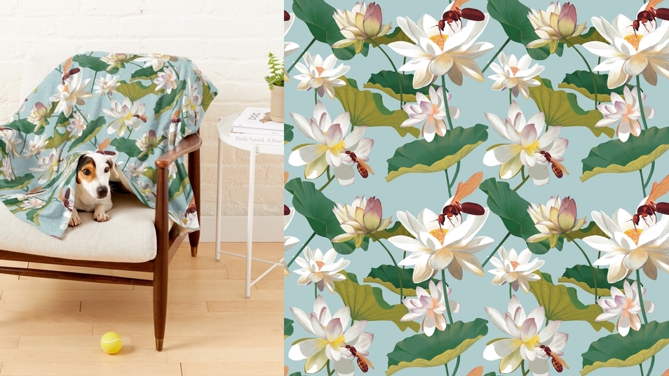 วาด/ออกแบบแพทเทิร์นเสื้อผ้า - รับออกแบบลายเสื้อผ้า, repeat, seamless pattern,ลายพิมพ์บนเสื้อ ลายผ้าพันคอ, ลายสินค้า - 7