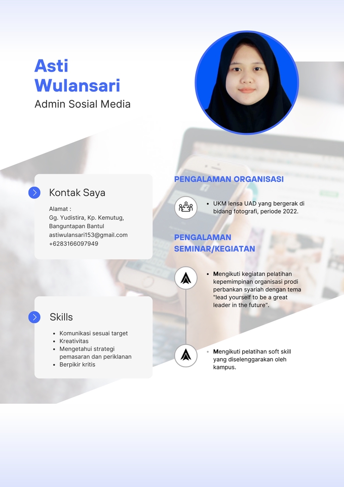 Portfolio & Resume - pembuatan CV (curriculum vitae) atau Resume - 3