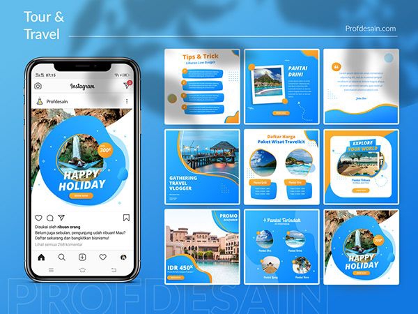 Banner Online - Design canva pamflet  - 7