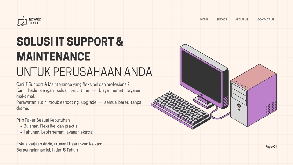 Jasa Konsultan IT Support Terbaik - Solusi IT Support & Maintenance untuk Perusahaan Anda – Fleksibel, Profesional, dan Hemat!