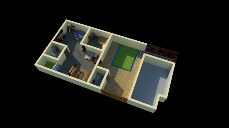 CAD Drawing - Desain Rumah Kantor Cafe - 4