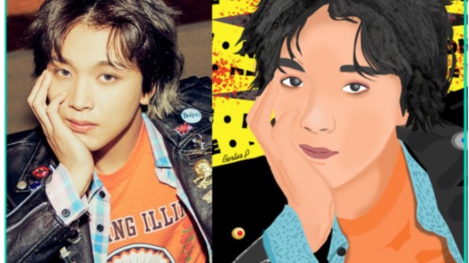 Gambar dan Ilustrasi - Hadiah / Kado / Gift Lukisan Wajah / Ilustrasi Wajah dari foto - 1