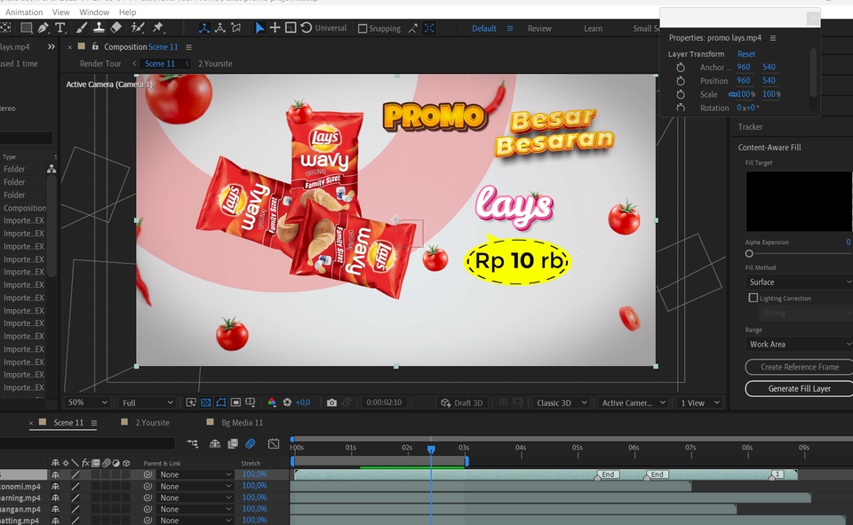 Jasa pembuatan animasi motion graphic untuk iklan produk dengan harga terjangkau dan berkualitas.