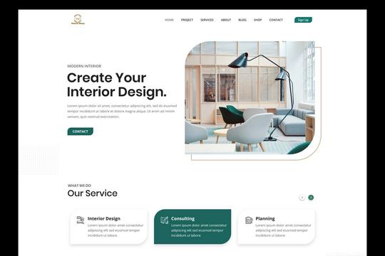 Desain Tampilan Elegant UI/UX Untuk Mobile App, Website / Landing Page.