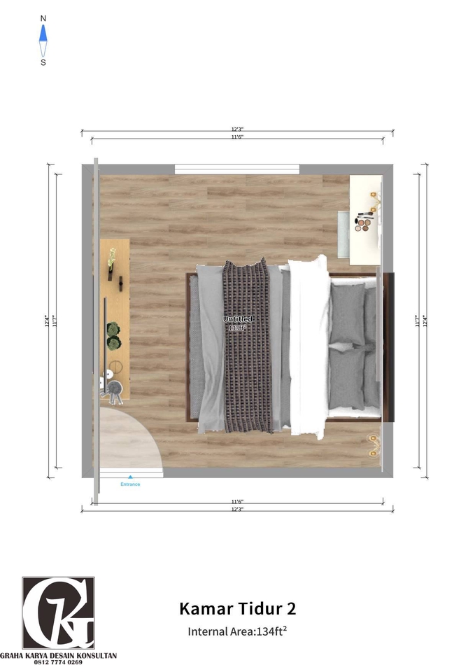 3D & Perspektif - Jasa Desain Gambar 3D Exterior dan Interior Rumah dan Bangunan - 8