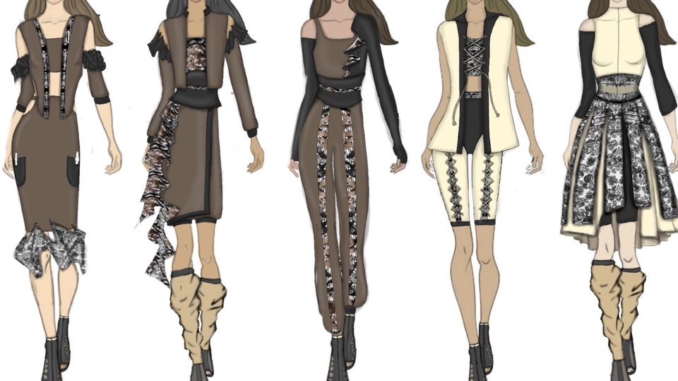 Desain Kaos & Motif - Jasa Design Pakaian | fashion illustrator | pakaian digital | desain pakaian  - 11