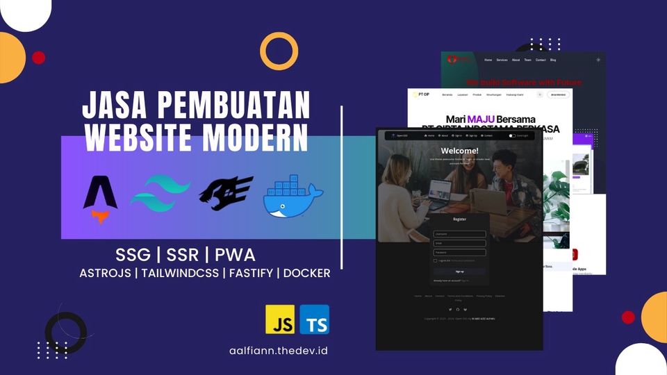 Jasa Pembuatan Website Ecommerce dan Toko Online - Jasa Pembuatan Website Modern Fullstack AstroJS dan TailwindCSS