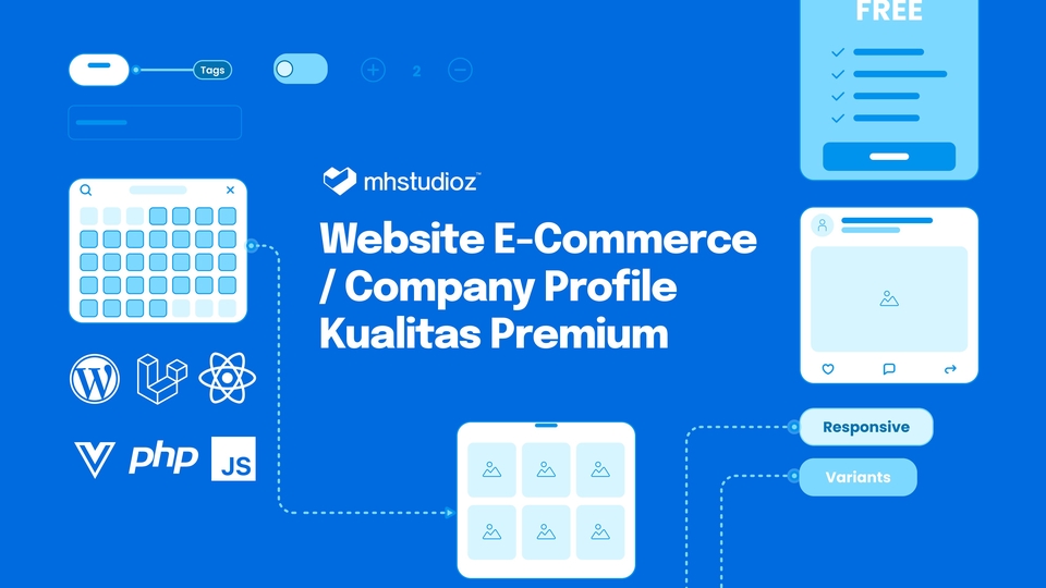 Web Development - Website E-Commerce / Company Profile memakai Wordpress atau custom - 1