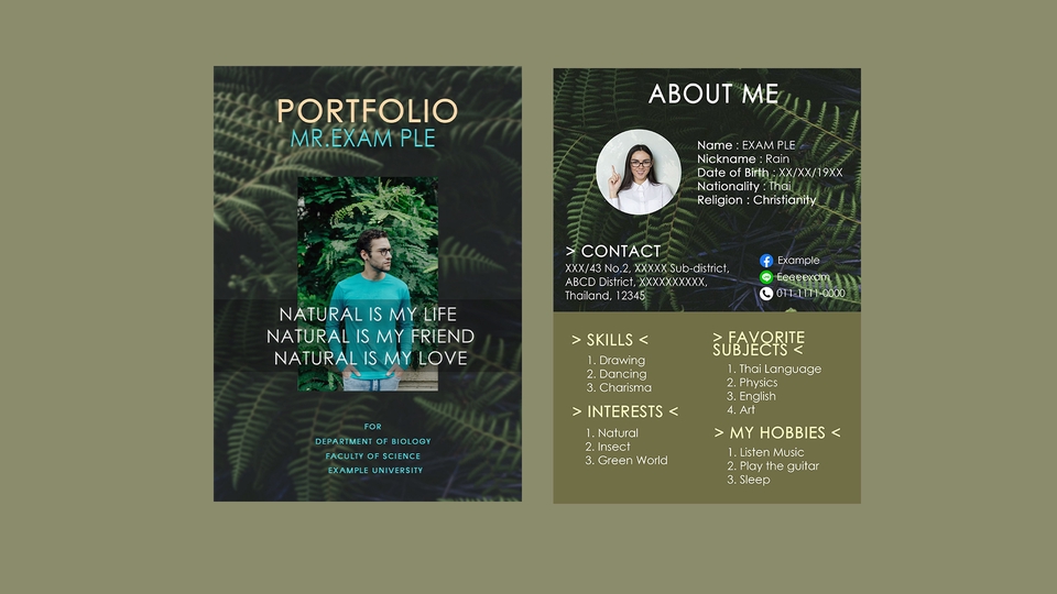 Portfolio & Resume - รับออกแบบและจัดทำ Portfolio และ Resume (งานเร่งด่วนสามารถทำได้ภายใน 1 วัน) - 3