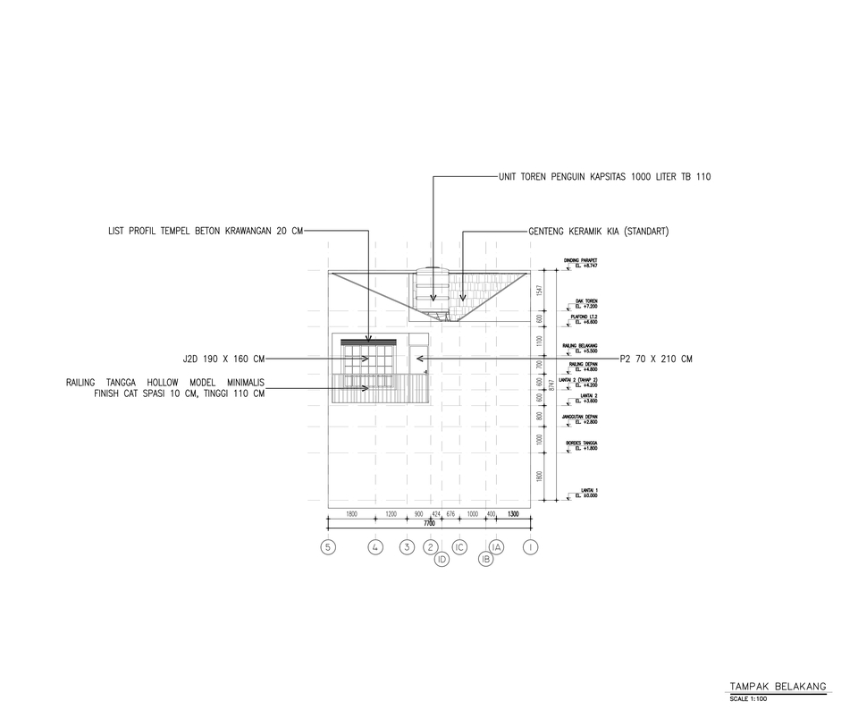 CAD Drawing - Gambar DED Hunian & Gedung & Gambar DED Interior - 4