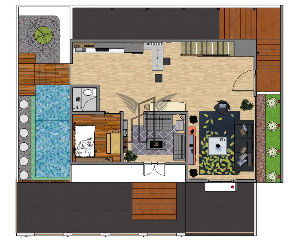 3D & Perspektif - Jasa Desain Arsitektur Exterior, Interior, Animasi, Untuk Bangunan Pribadi (Rumah) dan Komersil - 2