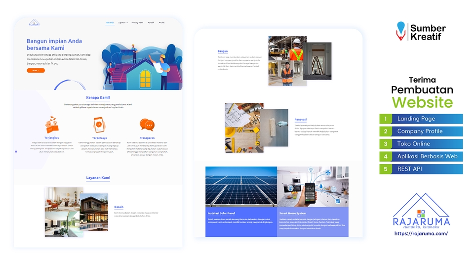 Web Development - PROMO CUMAN 850 RB! PEMBUATAN WEBSITE LANDING PAGE - 3