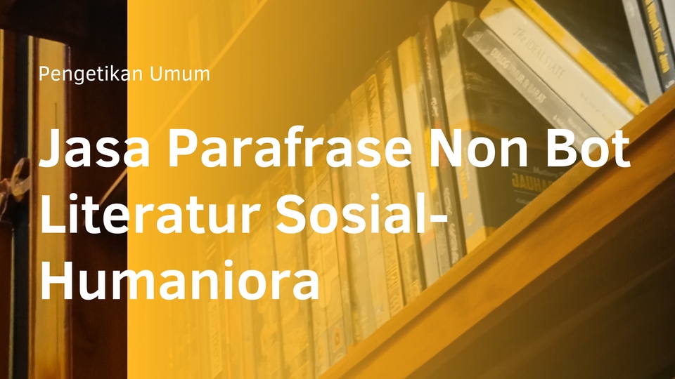 Jasa Parafrase Non Bot