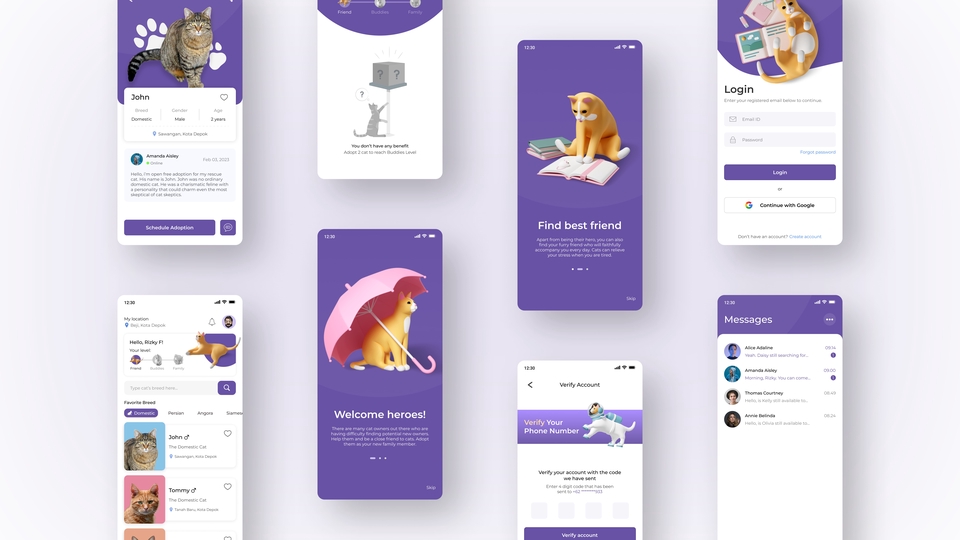 Jasa desain/perancangan tampilan aplikasi mobile dan website (UI/UX Design)