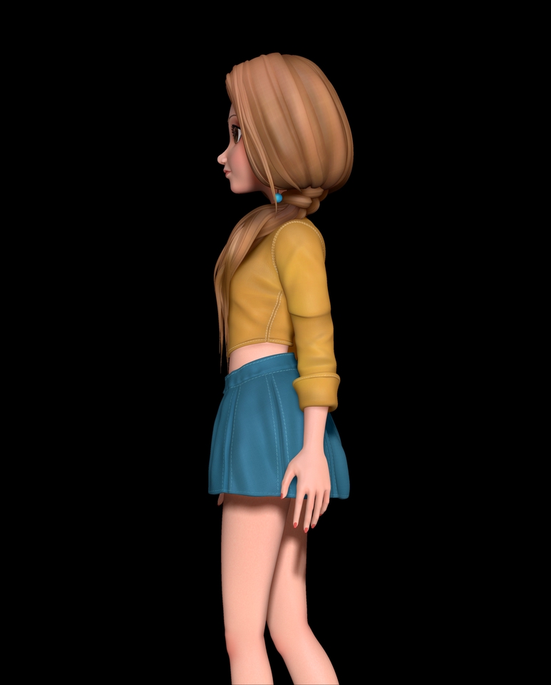 3D & Animasi - 3D Character Modeling - 17